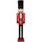 Northlight 6' Giant Commercial Size Wooden Red and Black Christmas Nutcracker Soldier
